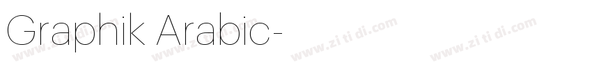 Graphik Arabic字体转换